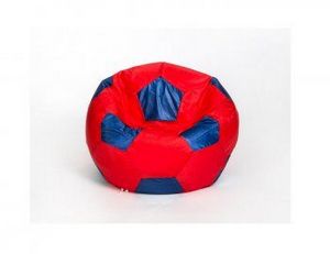 Кресло-мешок Мяч малый красно-синее в Южноуральске - yuzhnouralsk.ok-mebel.com | фото 1