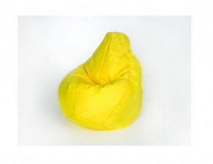 Кресло-мешок Груша малое желтое в Южноуральске - yuzhnouralsk.ok-mebel.com | фото 1