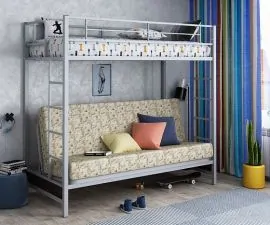 Кровать двухъярусная с диваном "Мадлен" в Южноуральске - yuzhnouralsk.ok-mebel.com | фото 6