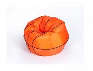 Кресло-мешок Баскетбольный мяч малый оранжево-черное в Южноуральске - yuzhnouralsk.ok-mebel.com | фото 3