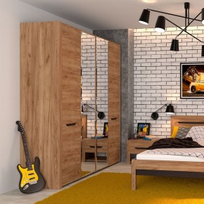 АФИНА А11а Шкаф для одежды (крафт) в Южноуральске - yuzhnouralsk.ok-mebel.com | фото 2