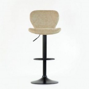 Барный стул Barneo N-86 Time / Black / VPU Beige Vintage PK970-1 в Южноуральске - yuzhnouralsk.ok-mebel.com | фото 2