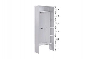 БАСКО Прихожая К10 (графит) в Южноуральске - yuzhnouralsk.ok-mebel.com | фото 6