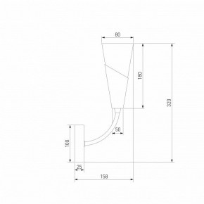 Бра Eurosvet Rhyton 60167/1 латунь в Южноуральске - yuzhnouralsk.ok-mebel.com | фото 5