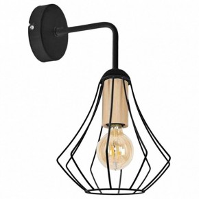 Бра Imex MD.9051 MD.9051-1-W-BK+WOOD в Южноуральске - yuzhnouralsk.ok-mebel.com | фото