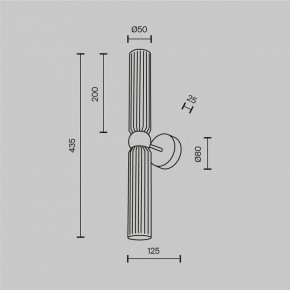 Бра Maytoni Antic MOD302WL-02CG1 в Южноуральске - yuzhnouralsk.ok-mebel.com | фото 3