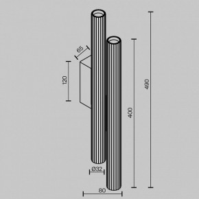 Бра Maytoni Calipso C082WL-24W2.7K-B в Южноуральске - yuzhnouralsk.ok-mebel.com | фото 5