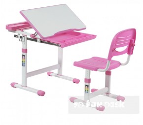 Комплект парта + стул трансформеры Cantare Pink в Южноуральске - yuzhnouralsk.ok-mebel.com | фото