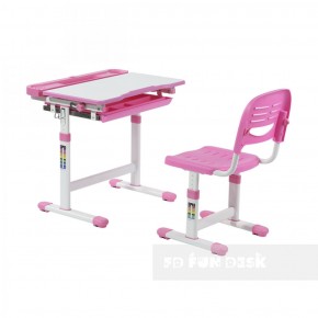 Комплект парта + стул трансформеры Cantare Pink в Южноуральске - yuzhnouralsk.ok-mebel.com | фото 2