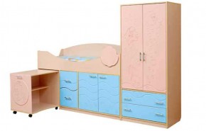 Набор мебели для детской Юниор -12.2 (700*1860) МДФ матовый в Южноуральске - yuzhnouralsk.ok-mebel.com | фото