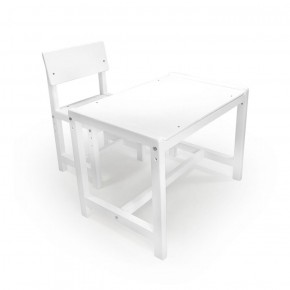 Детский растущий комплект стол и стул Я САМ "Лофт" (Белый, Белый) в Южноуральске - yuzhnouralsk.ok-mebel.com | фото