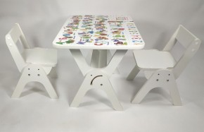 Детский растущий стол-парта и два стула Я САМ "Умка-Дуо" (Алфавит) в Южноуральске - yuzhnouralsk.ok-mebel.com | фото
