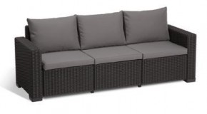 Диван Калифорния 3-х местный (California 3 Sofa), графит в Южноуральске - yuzhnouralsk.ok-mebel.com | фото 2