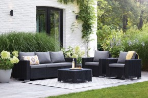 Диван Калифорния 3-х местный (California 3 Sofa), графит в Южноуральске - yuzhnouralsk.ok-mebel.com | фото 3