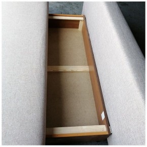 Диван-кровать Комфорт без подлокотников BALTIC Grafit (2 подушки) в Южноуральске - yuzhnouralsk.ok-mebel.com | фото 5