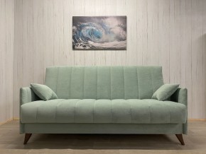 Диван Престиж-3 (НПБ) велюр Sensey mist green в Южноуральске - yuzhnouralsk.ok-mebel.com | фото 1