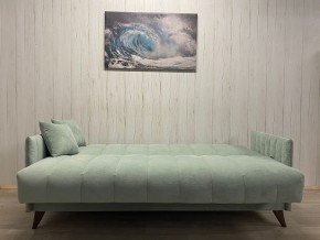 Диван Престиж-3 (НПБ) велюр Sensey mist green в Южноуральске - yuzhnouralsk.ok-mebel.com | фото 3