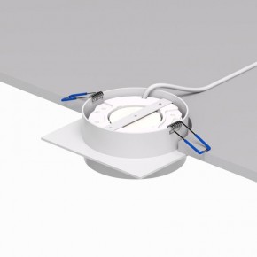 DK2091-WH Встраиваемый светильник FLAT, IP 20, до 15 Вт, GX53, LED, белый, алюминий в Южноуральске - yuzhnouralsk.ok-mebel.com | фото 4