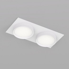 DK2092-WH Встраиваемый светильник FLAT, IP 20, до 15 Вт, GX53, LED, белый, алюминий в Южноуральске - yuzhnouralsk.ok-mebel.com | фото 2