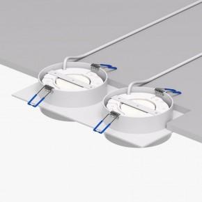 DK2092-WH Встраиваемый светильник FLAT, IP 20, до 15 Вт, GX53, LED, белый, алюминий в Южноуральске - yuzhnouralsk.ok-mebel.com | фото 4
