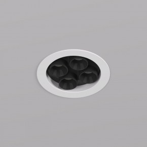DK2510-WB Встраиваемый светильник SPACE со светодиодом d65 220V 8W 38° 4000К IP20 белый/черный алюминий в Южноуральске - yuzhnouralsk.ok-mebel.com | фото 2