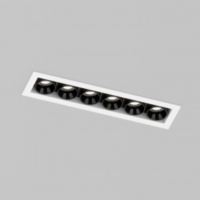 DK2514-WB Встраиваемый светильник SPACE со светодиодом L126mm 220V 10W 38° 4000К IP20 белый/черный алюминий в Южноуральске - yuzhnouralsk.ok-mebel.com | фото