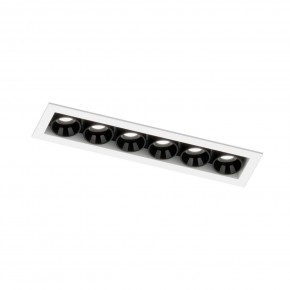 DK2514-WB Встраиваемый светильник SPACE со светодиодом L126mm 220V 10W 38° 4000К IP20 белый/черный алюминий в Южноуральске - yuzhnouralsk.ok-mebel.com | фото 5