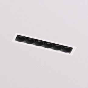 DK2531-WB Встраиваемый светильник SPACE со светодиодом под шпатлевку L126mm 220V 10W 38° 4000К IP20 белый/черный алюминий в Южноуральске - yuzhnouralsk.ok-mebel.com | фото 2