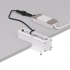 DK2531-WB Встраиваемый светильник SPACE со светодиодом под шпатлевку L126mm 220V 10W 38° 4000К IP20 белый/черный алюминий в Южноуральске - yuzhnouralsk.ok-mebel.com | фото 5