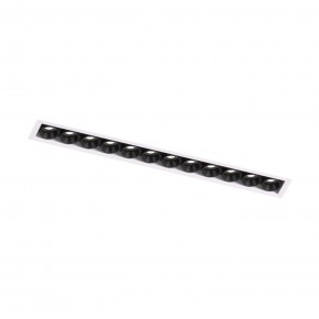 DK2532-WB Встраиваемый светильник SPACE со светодиодом под шпатлевку L240mm 220V 20W 38° 4000К IP20 белый/черный алюминий в Южноуральске - yuzhnouralsk.ok-mebel.com | фото 5