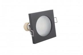 DK3015-BK Встраиваемый светильник влагозащ., IP 44, 50 Вт, GU10, черный, алюминий в Южноуральске - yuzhnouralsk.ok-mebel.com | фото 4
