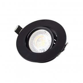 DK3020-BK Встраиваемый светильник, IP 20, 10 Вт, GU5.3, LED, черный, пластик в Южноуральске - yuzhnouralsk.ok-mebel.com | фото