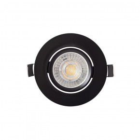 DK3020-BK Встраиваемый светильник, IP 20, 10 Вт, GU5.3, LED, черный, пластик в Южноуральске - yuzhnouralsk.ok-mebel.com | фото 3