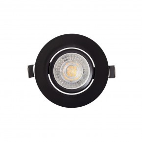 DK3020-BK Встраиваемый светильник, IP 20, 10 Вт, GU5.3, LED, черный, пластик в Южноуральске - yuzhnouralsk.ok-mebel.com | фото