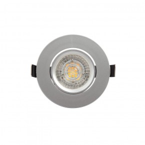 DK3020-CM Встраиваемый светильник, IP 20, 10 Вт, GU5.3, LED, серый, пластик в Южноуральске - yuzhnouralsk.ok-mebel.com | фото 1