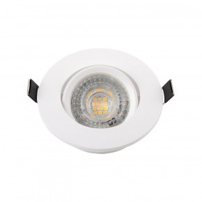 DK3020-WH Встраиваемый светильник, IP 20, 10 Вт, GU5.3, LED, белый, пластик в Южноуральске - yuzhnouralsk.ok-mebel.com | фото 2