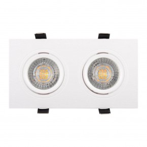 DK3022-WH Встраиваемый светильник, IP 20, 10 Вт, GU5.3, LED, белый, пластик в Южноуральске - yuzhnouralsk.ok-mebel.com | фото 2