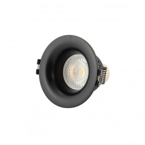 DK3024-BK Встраиваемый светильник, IP 20, 10 Вт, GU5.3, LED, черный, пластик в Южноуральске - yuzhnouralsk.ok-mebel.com | фото