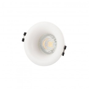 DK3024-WH Встраиваемый светильник, IP 20, 10 Вт, GU5.3, LED, белый, пластик в Южноуральске - yuzhnouralsk.ok-mebel.com | фото 1