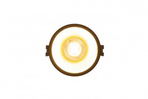 DK3026-BG Встраиваемый светильник, IP 20, 10 Вт, GU5.3, LED, черный/золотой, пластик в Южноуральске - yuzhnouralsk.ok-mebel.com | фото 2