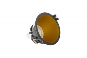 DK3026-BG Встраиваемый светильник, IP 20, 10 Вт, GU5.3, LED, черный/золотой, пластик в Южноуральске - yuzhnouralsk.ok-mebel.com | фото 4
