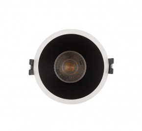 DK3026-WB Встраиваемый светильник, IP 20, 10 Вт, GU5.3, LED, белый/черный, пластик в Южноуральске - yuzhnouralsk.ok-mebel.com | фото 1