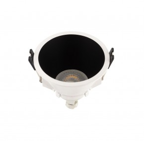 DK3026-WB Встраиваемый светильник, IP 20, 10 Вт, GU5.3, LED, белый/черный, пластик в Южноуральске - yuzhnouralsk.ok-mebel.com | фото 2