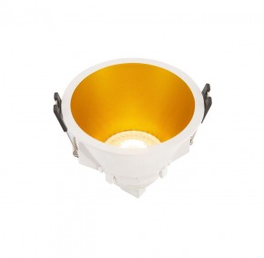 DK3026-WG Встраиваемый светильник, IP 20, 10 Вт, GU5.3, LED, белый/золотой, пластик в Южноуральске - yuzhnouralsk.ok-mebel.com | фото 4