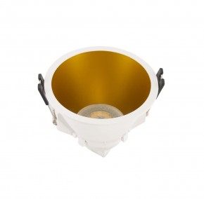 DK3026-WG Встраиваемый светильник, IP 20, 10 Вт, GU5.3, LED, белый/золотой, пластик в Южноуральске - yuzhnouralsk.ok-mebel.com | фото 2
