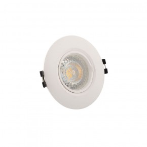 DK3028-WH Встраиваемый светильник, IP 20, 10 Вт, GU5.3, LED, белый, пластик в Южноуральске - yuzhnouralsk.ok-mebel.com | фото 2
