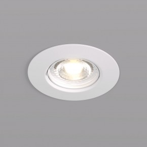 DK3028-WH Встраиваемый светильник, IP 20, 10 Вт, GU5.3, LED, белый, пластик в Южноуральске - yuzhnouralsk.ok-mebel.com | фото
