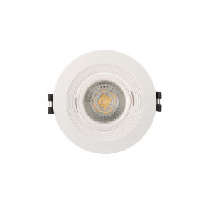DK3029-WH Встраиваемый светильник, IP 20, 10 Вт, GU5.3, LED, белый, пластик в Южноуральске - yuzhnouralsk.ok-mebel.com | фото