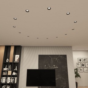 DK3055-BK Встраиваемый светильник, IP 20, 10 Вт, GU5.3, LED, черный, пластик в Южноуральске - yuzhnouralsk.ok-mebel.com | фото 3