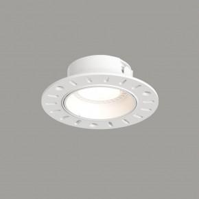 DK3055-WH Встраиваемый светильник, IP 20, 10 Вт, GU5.3, LED, белый, пластик в Южноуральске - yuzhnouralsk.ok-mebel.com | фото